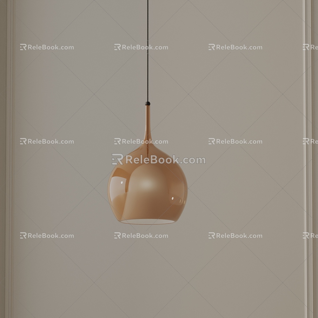 Modern chandelier 3d model