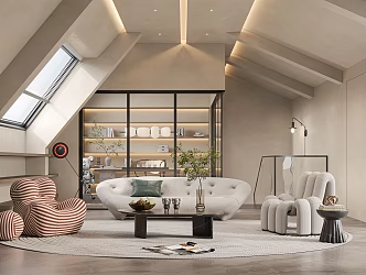 The Silent Living Room 3d model