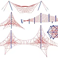 Climbing Net 3d model