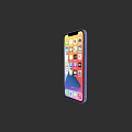Modern Smartphone With Colorful Screen And Multiple App Icons On Dark Background