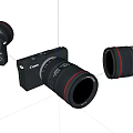 modern camera slr camera 3d model