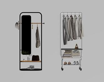 Coat rack hanger 3d model