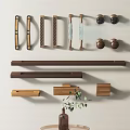 Modern handle hardware handle combination 3d model