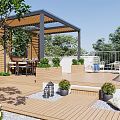 Modern Garden 3d model