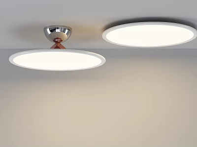 Modern minimalist ultra-thin ceiling lamp 3d model