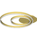 Modern Golden Circular Design Ceiling Light For Contemporary Home Lighting Fixture