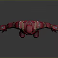 Iron Man Red Armor Design With Helmet And Chest Light Details