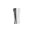 Modern Metal Railings With Vertical Bars Sturdy Connectors And Sleek Design