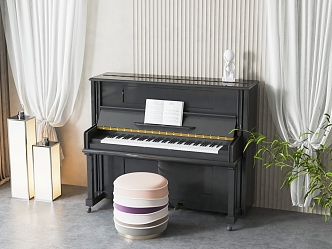 Modern Piano 3d model