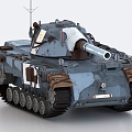 German tanks Edelweiss tanks 3d model