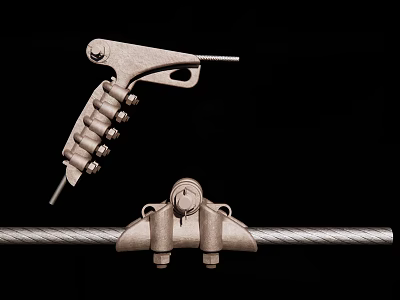 Modern wire rope harness 3d model Modern wire rope harness 3d model