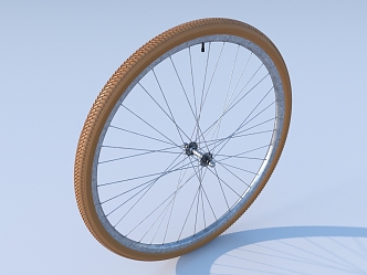 wheel hub wheel bicycle tire 3d model