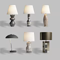 Modern table lamp 3d model