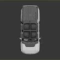 Modern Silver Pickup Truck With Panoramic Roof Rugged Tires And Spacious Truck Bed