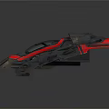 Modern Spaceship Spacecraft 3d model
