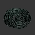 Black Spiral Shaped Household Living Supplies For Daily Use And Storage