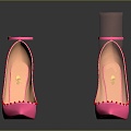 High Heels Stiletto Shoes Stiletto Heels Thick Heel Shoes Thick Heel Shoes High Heel Shoes Fashion High Heel Shoes 3d model