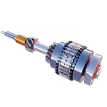 Industrial Equipment High Precision Mechanical Components With Steel Gears And Rotating Shaft