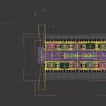 Bright Department Store Interior With Spacious Aisles Advertising Banners Shoppers Flower Bed Benches Signage