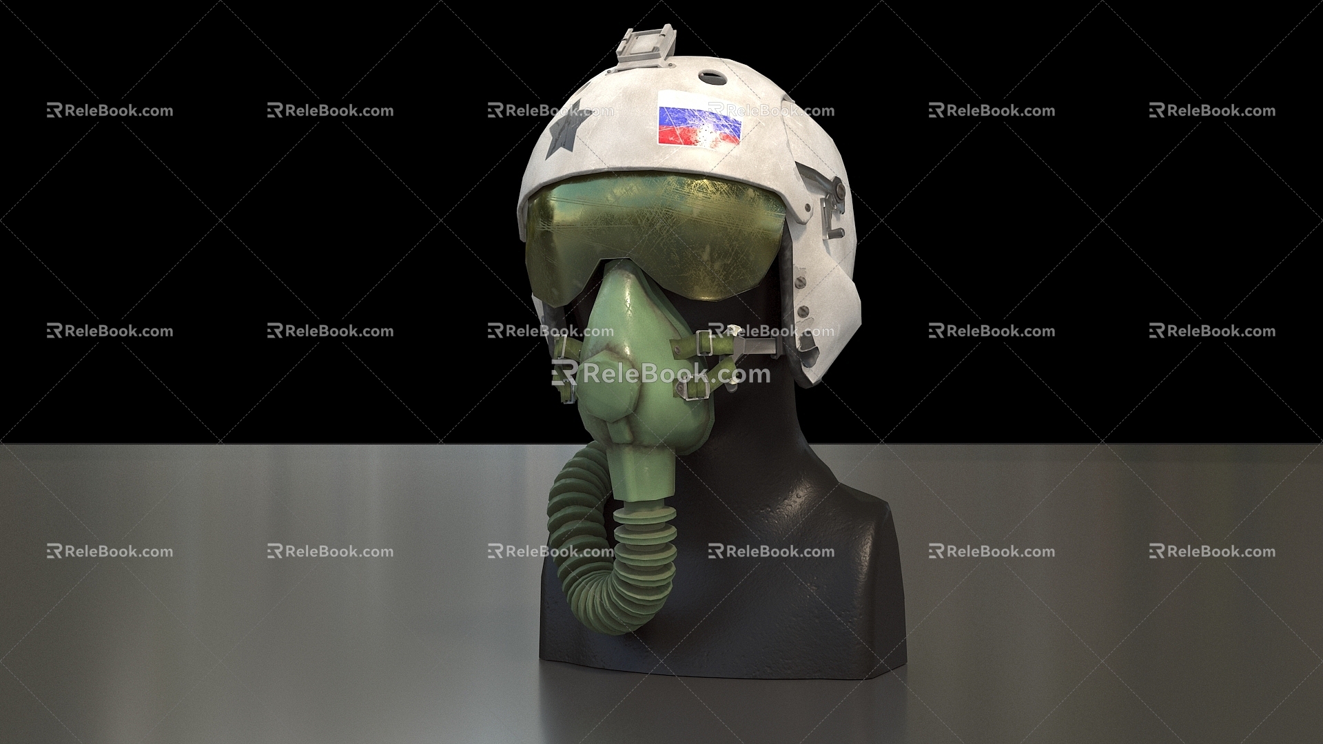 Pilot Helmet Helmet Flight Helmet Flying Helmet Low Face Number Low Model Simple Model Game Sub-era Film and Television Level Super Realistic High Precision 3d model