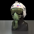 Pilot Helmet Flight Helmet Flying Helmet Low Face Number Low Model Simple Model Game Sub-era Film and Television Level Super Realistic High Precision 3d model