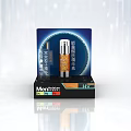 M C Hyaluronic Acid Serum Display Stand With Male Figure And Brand Elements