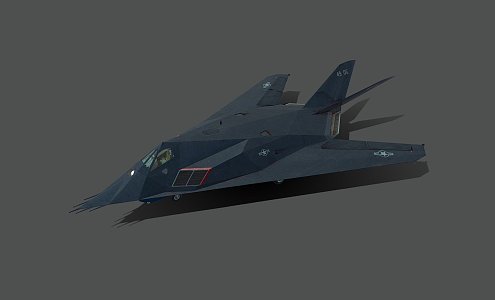 Aircraft Nighthawk Fighter 3d model