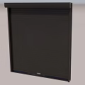 Black Sliding Door Design And Real View On Stone Wall Building Exterior