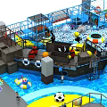 Colorful Indoor Playground Equipment With Slides Climbing Structures And Safe Design For Children