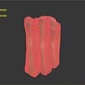 Dried Layered Brown Organ And Hair Structure With Natural Texture Detailed View