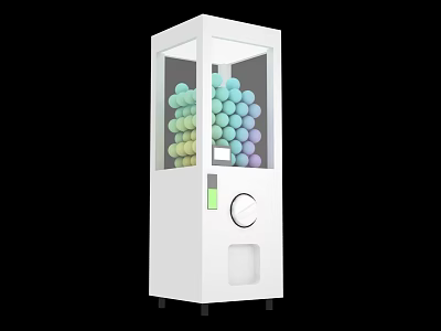 Modern Gashapon Machine 3d model Modern Gashapon Machine 3d model
