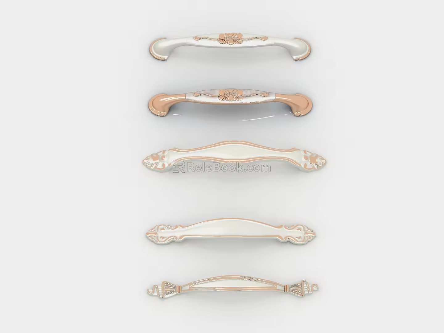 European classical handle 3d model