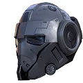 Machine Helmet Science Fiction Helmet Alien Helmet High-tech Alien Helmet 3d model