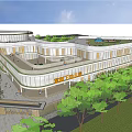 Kindergarten Architecture School Architecture 3d model