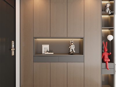 Modern Italian Entrance Cabinet Entrance 3d model