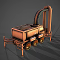 Modern Science Fiction Space Mining Car Modern Science and Technology Science Fiction Industrial Car Mining Car Mining Car 3d model