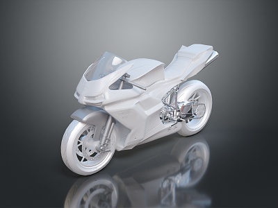 Motorcycle two-wheeled motorcycle off-road motorcycle road race motorcycle motor vehicle transport 3d model