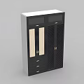 Modern Wardrobe Interior With Drawers Cabinet Doors Glass Panels And Storage Solutions