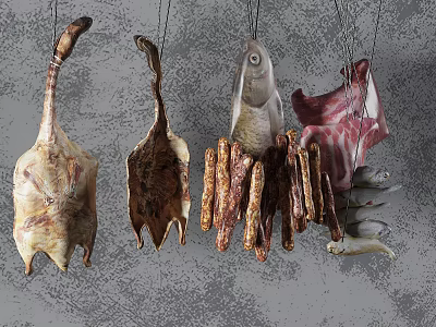 Modern bacon 3d model