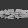 Heavy Duty Armored Military Vehicle With Turret And Multi Wheel Reinforced Design