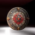 weapons blunderbuss revolver ice sword machete hammer shield various weapons 3d model