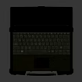 Rugged Business Laptop with Durable Black Design Full Keyboard and Clear Screen Portable