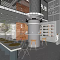 Modern Bar Tech Sense Bar 3d model