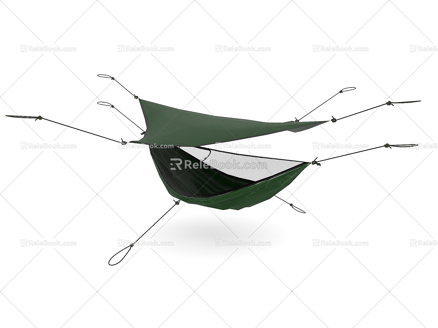 Modern hammock hammock tent 3d model