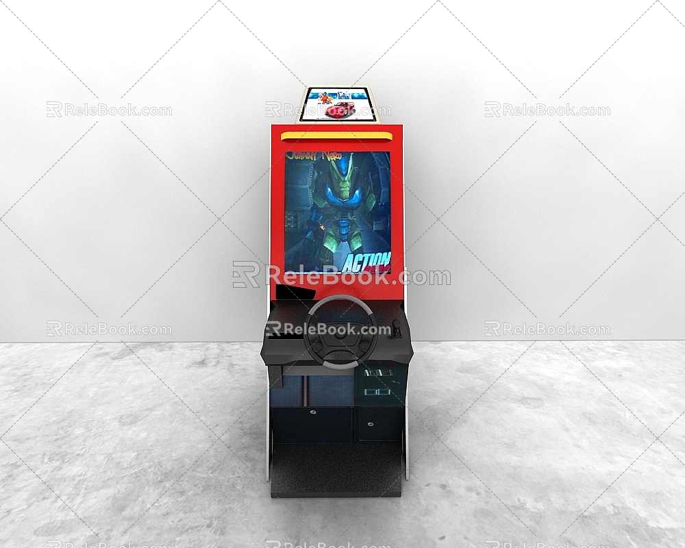 Game machine 3d model