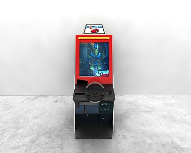 Game machine 3d model