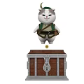 Modern Game Role Game Cat Role 3d model