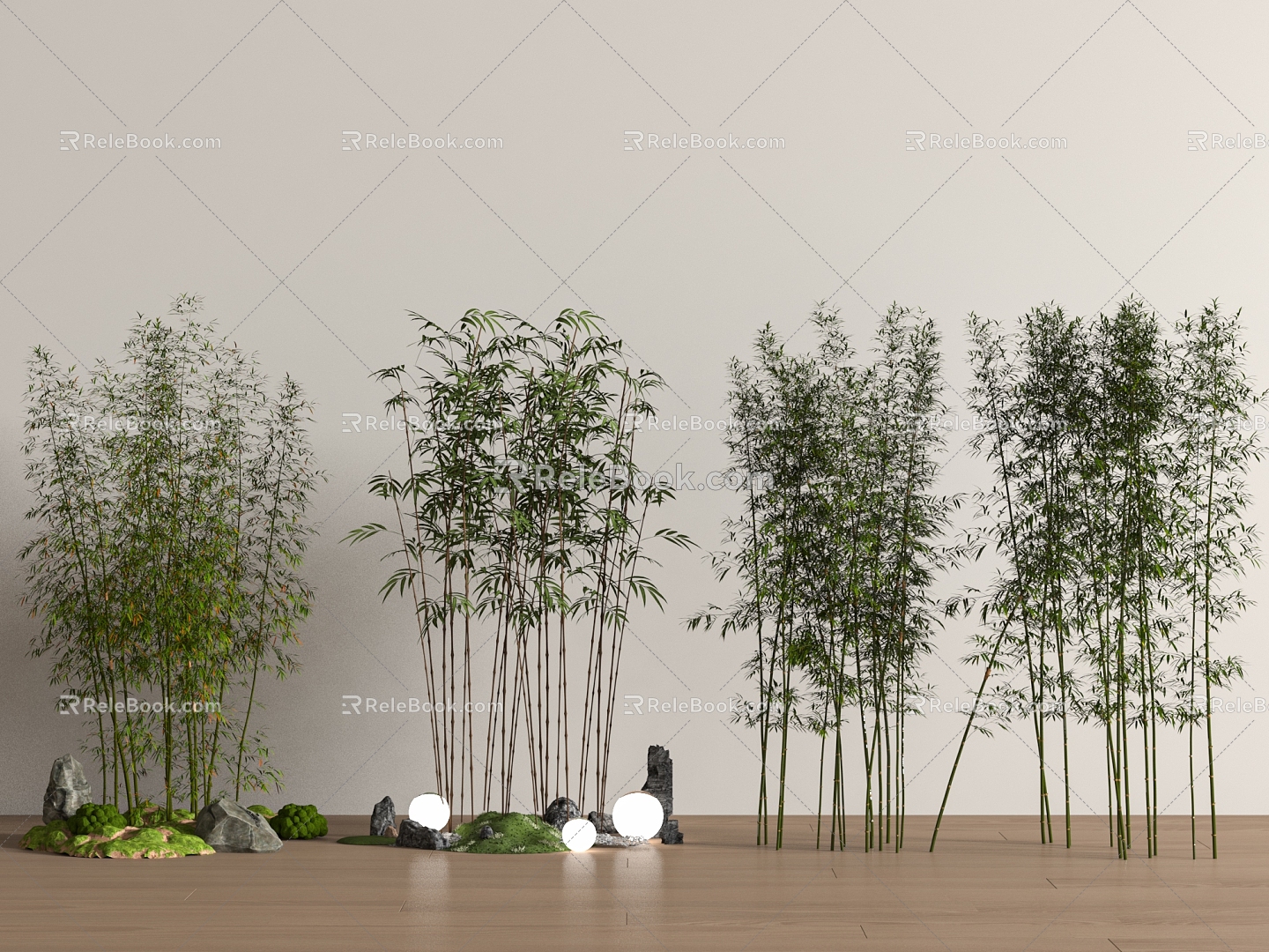 Bamboo Landscape Bamboo Luohan Bamboo Xiangfei Bamboo Courtyard Bamboo Garden Forest Bamboo 3d model