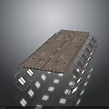 Advanced Orbital Spacecraft Panel Structure With Metallic Frame And Solar Modules