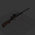 M40A1 sniper rifle 3d model